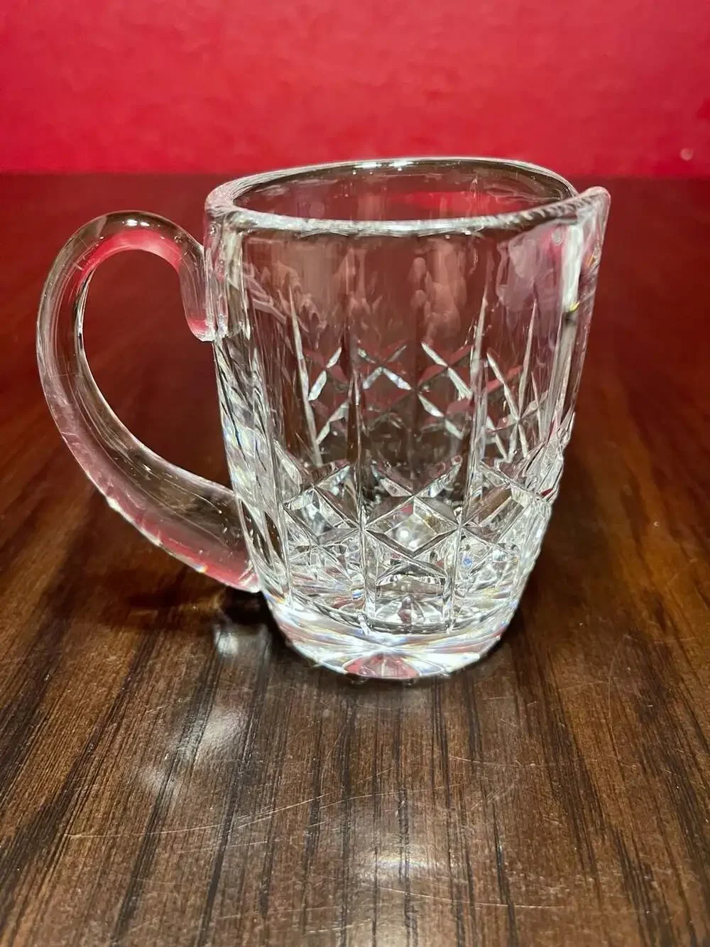 Waterford Crystal Lismore Pattern Creamer Pitcher